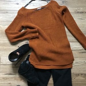 Burnt orange merona sweater